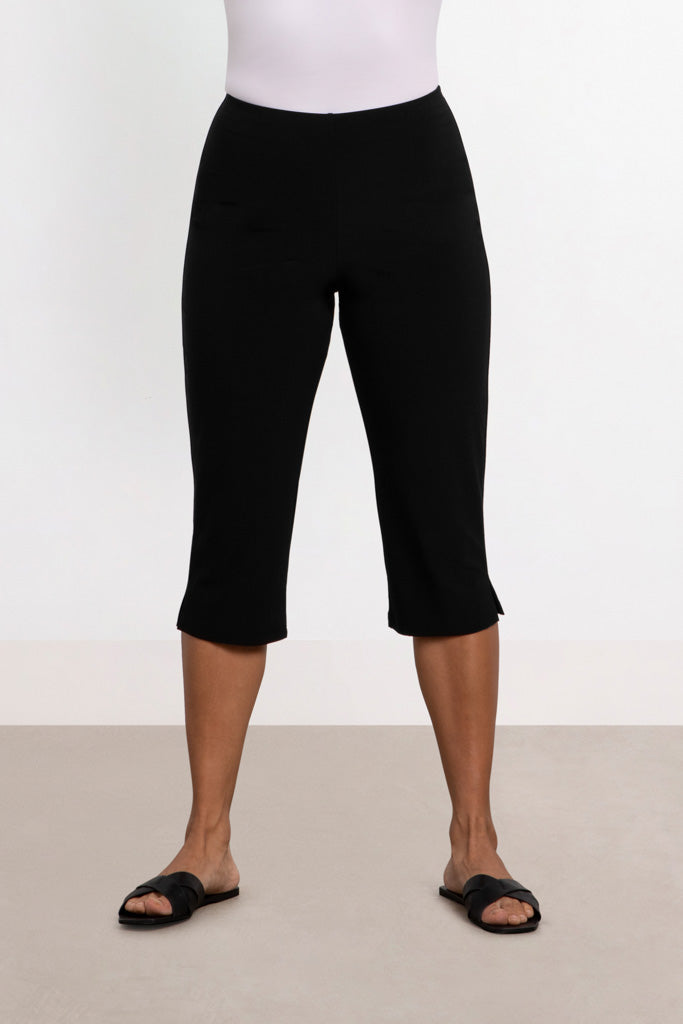 Charisma Narrow Capri Bottom Black