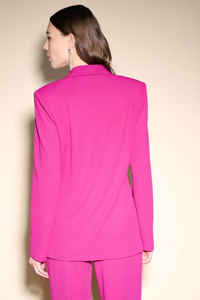 Charisma Scuba Crepe Fitted Blazer Jacket Opulence