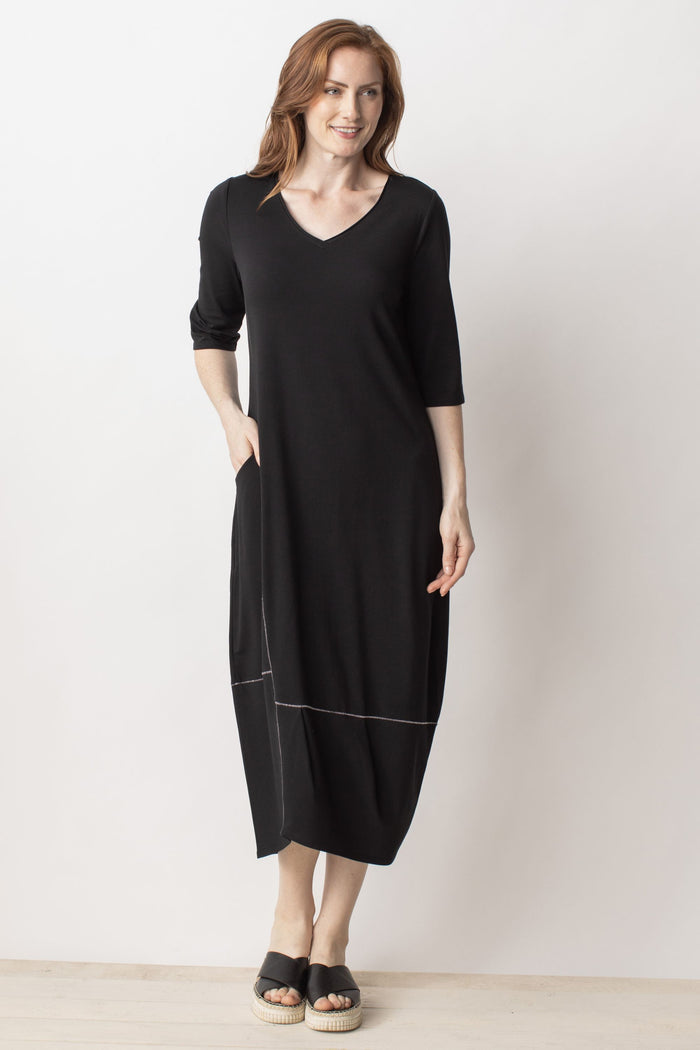 Charisma Seamed Dress Dress Black