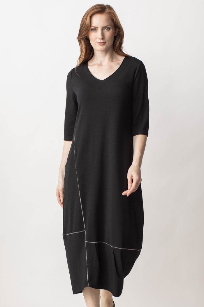 Charisma Seamed Dress Dress Black