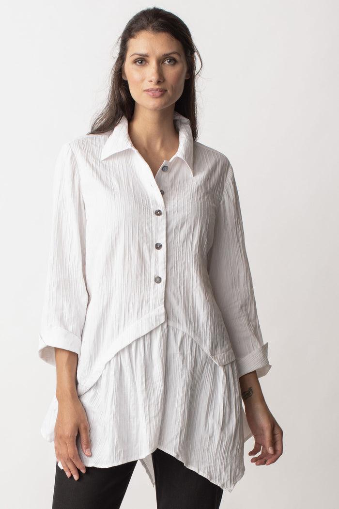 charisma Suzanne Shirt Top White