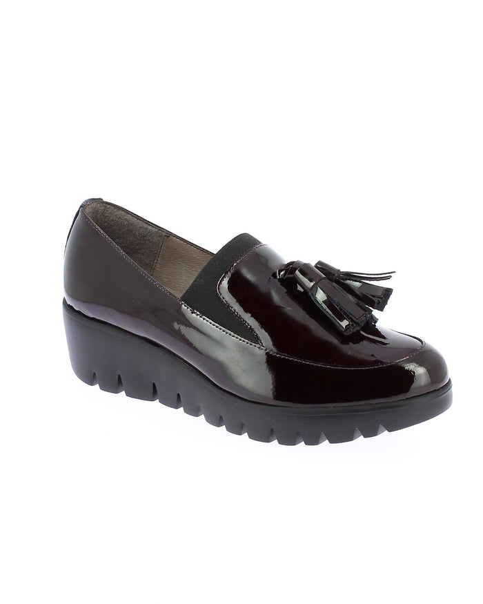 charisma Tassel Wedge Shoes Black