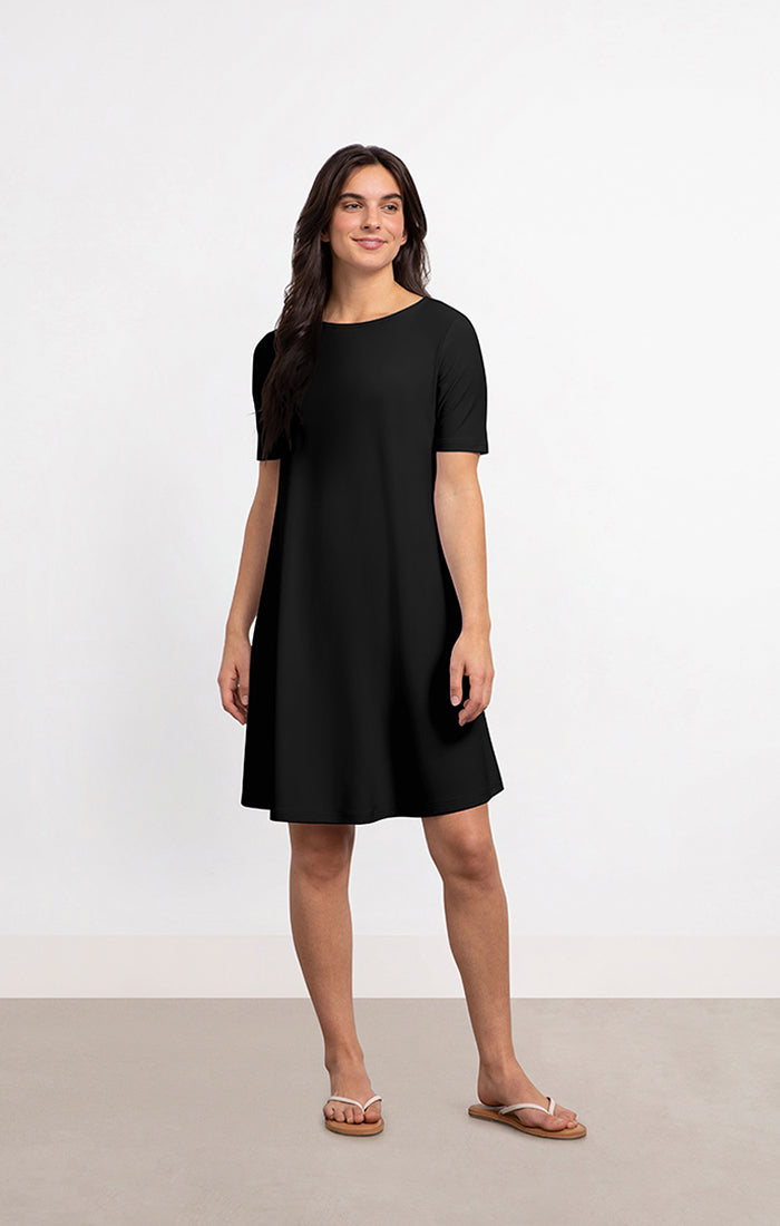 Charisma Trapeze Dress Short Dress Black