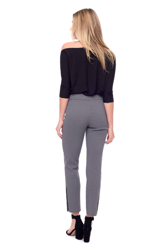 Charisma Weave Techno Slim Ankle Pant Bottom Weave