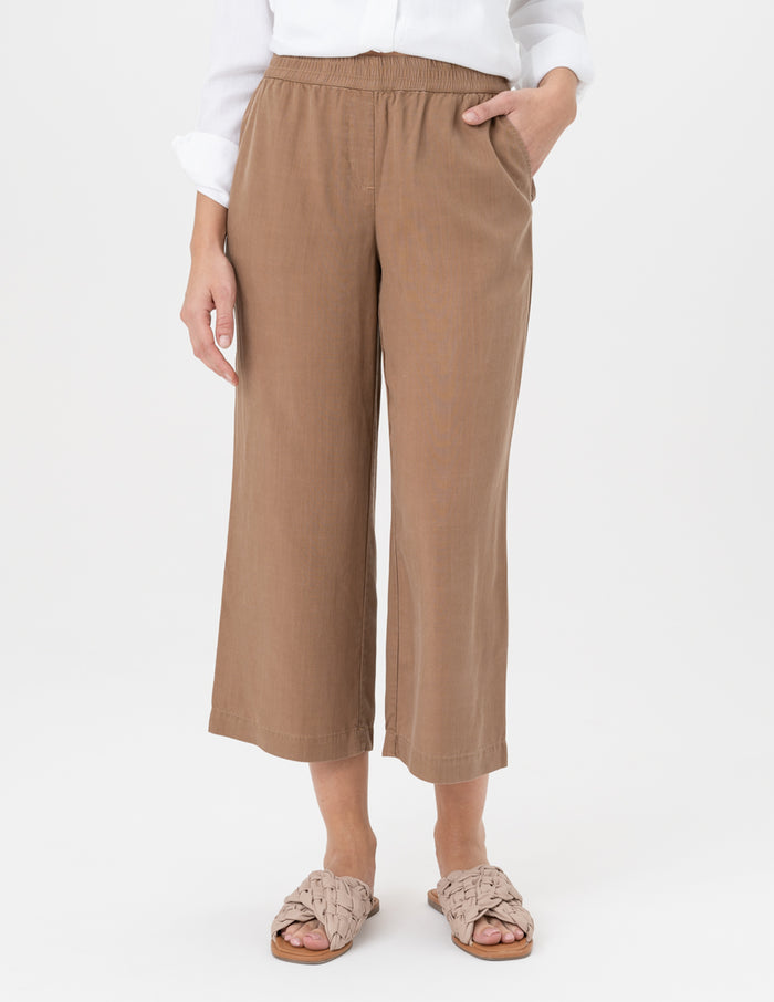 Charisma Woven Gaucho Bottom Nutmeg