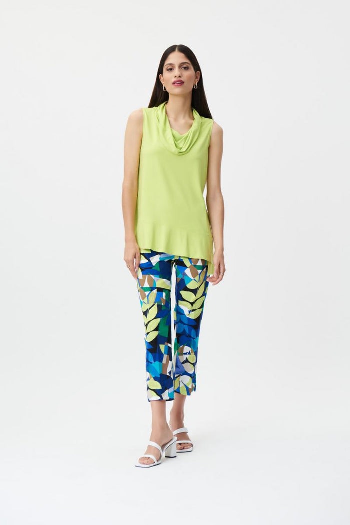 Charisma Crop Pull On Pants - 30% Off Bottom Lime/Blue
