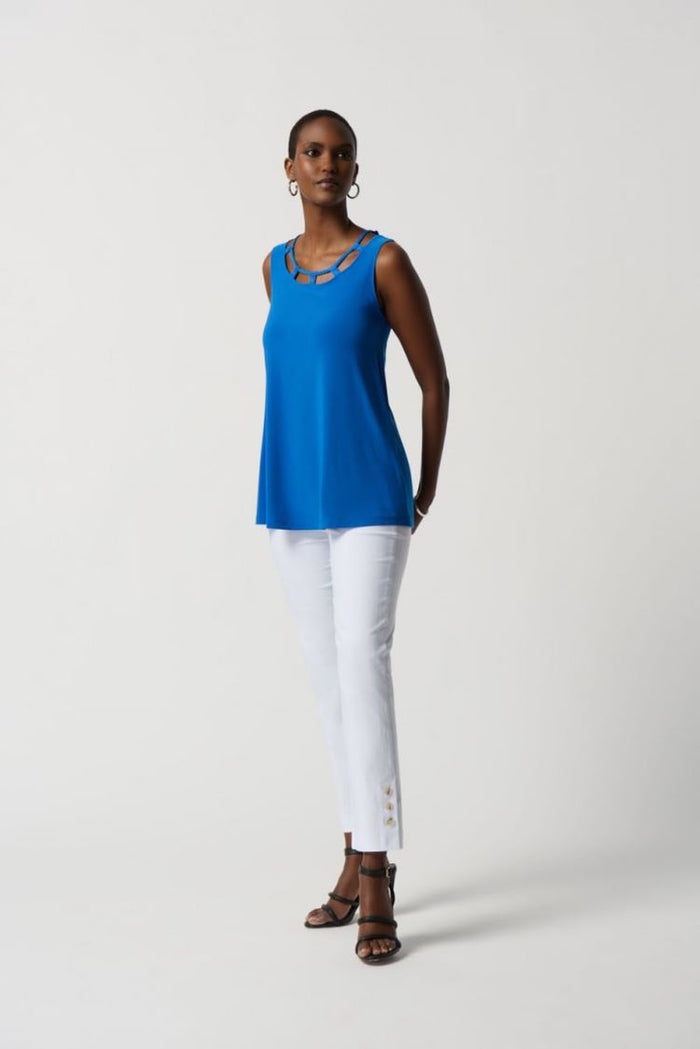 Charisma Cut Out Tank - Select Colours 30% Off Top Black