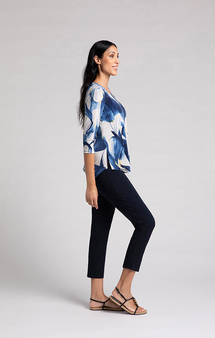 Charisma Go To Classic T Relax Print Top Water Reflections