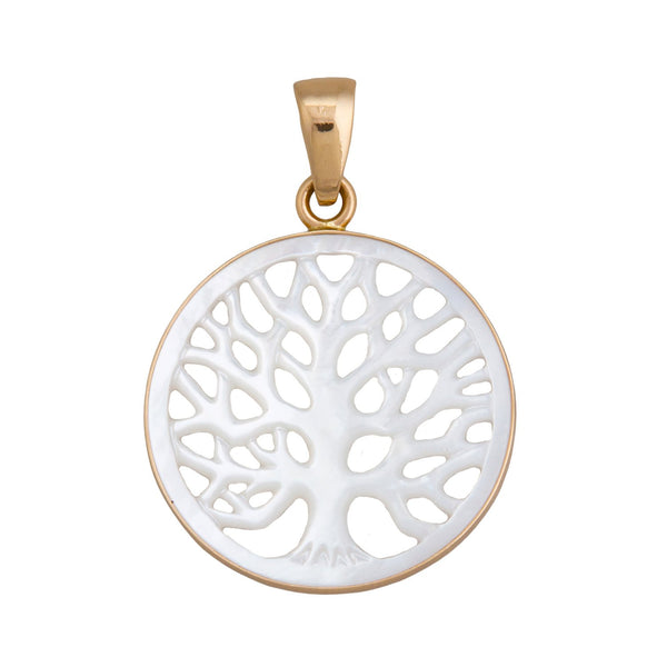 charles albert Alchemia 25mm Mother of Pearl Tree of Life Pendant Alchemia Pendants