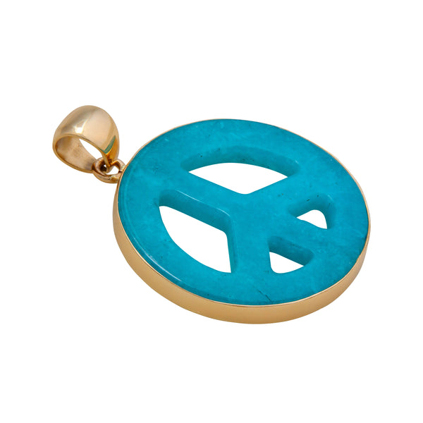 Charles Albert Alchemia Agate Peace Sign Pendant Alchemia Pendants