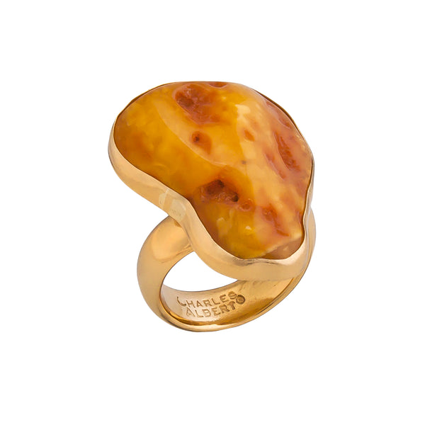 Charles Albert Alchemia Amber Adjustable Ring Alchemia Rings