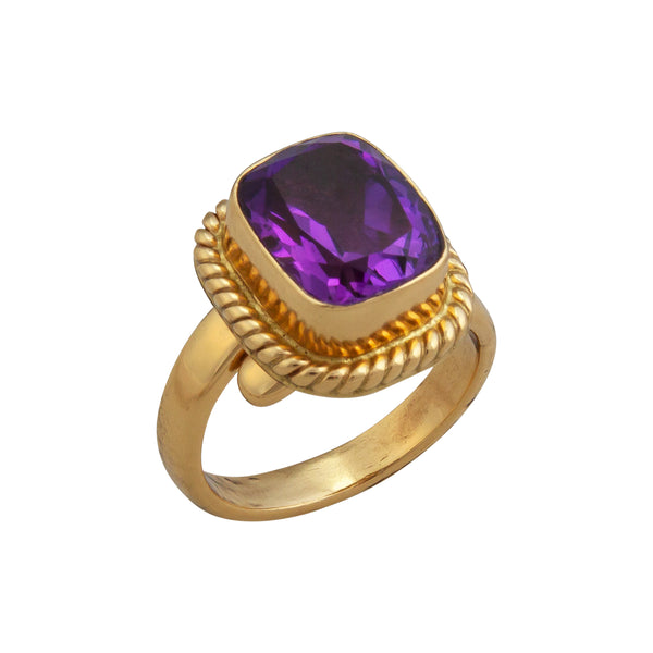Charles Albert Alchemia Amethyst Adjustable Rope Ring Alchemia Rings