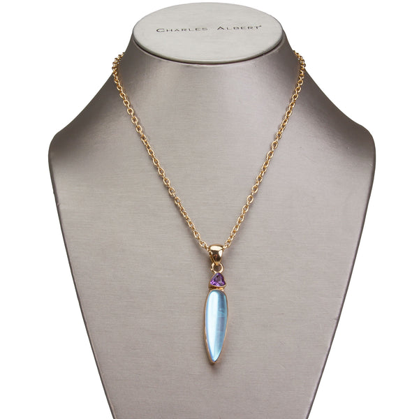 Charles Albert Alchemia Amethyst And Luminite Pendant Alchemia Pendants