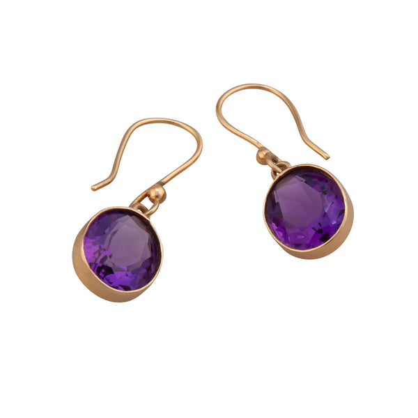 Charles Albert Alchemia Amethyst Drop Earrings Alchemia Earrings