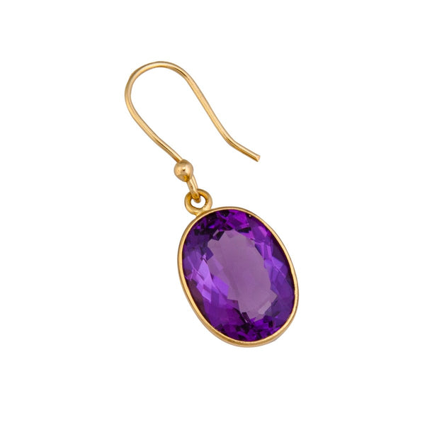 Charles Albert Alchemia Amethyst Drop Earrings Alchemia Earrings