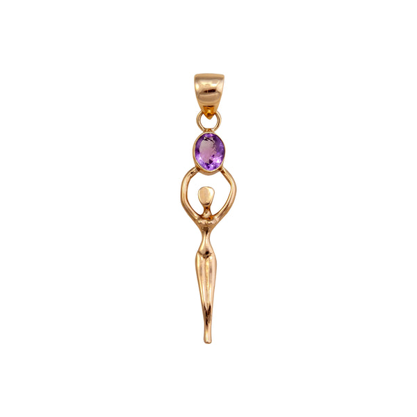 charles albert Alchemia Amethyst Oval Goddess Pendant Alchemia Pendants