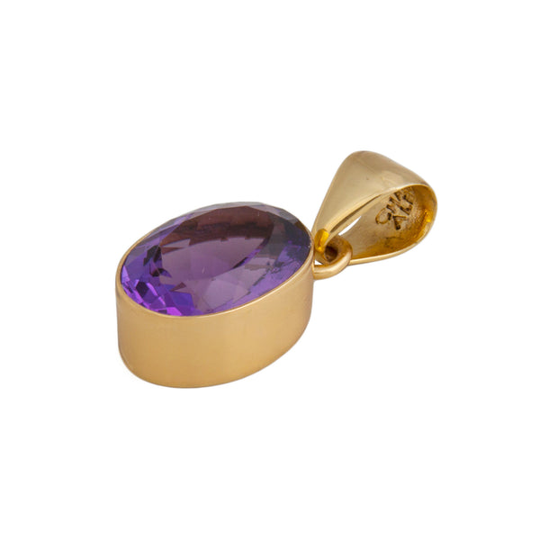 Charles Albert Alchemia Amethyst Oval Pendant Alchemia Pendants