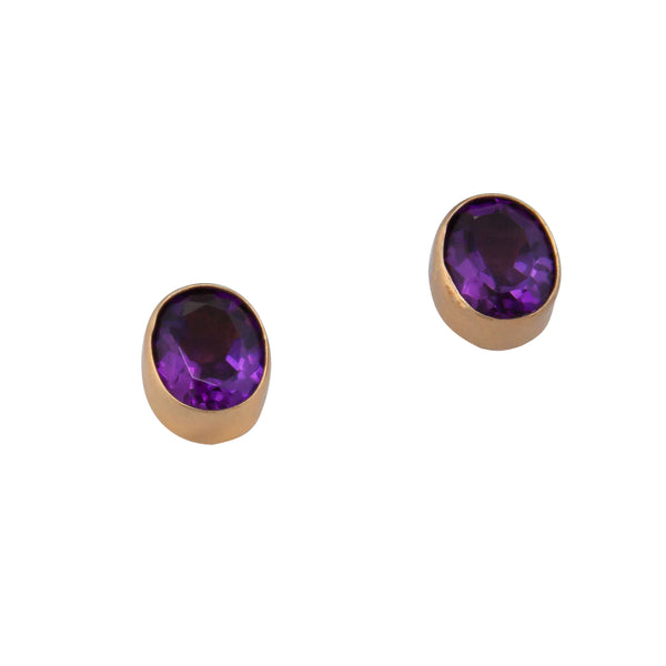 Charles Albert Alchemia Amethyst Post Earrings Alchemia Earrings