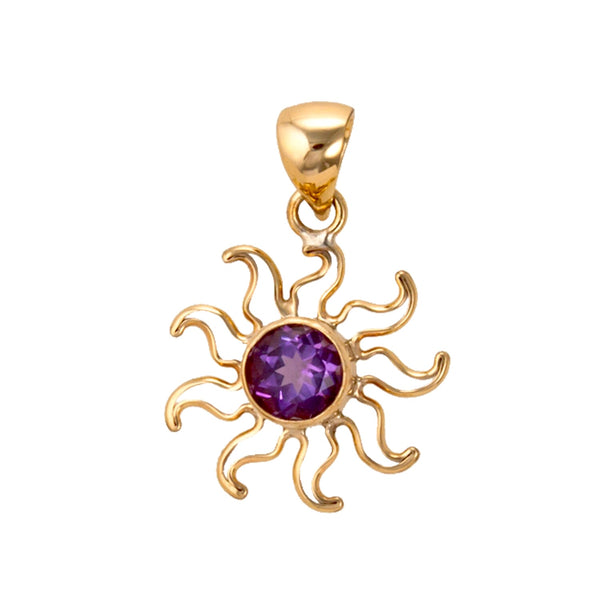 charles albert Alchemia Amethyst Sun Pendant Alchemia Pendants