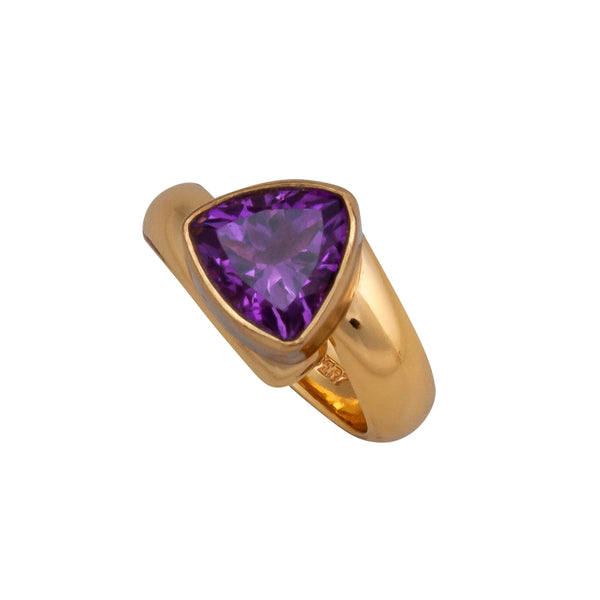 charles albert Alchemia Amethyst Trillion Adjustable Ring Alchemia Rings