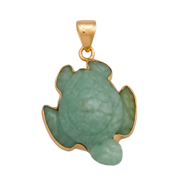 charles albert Alchemia Aventurine Sea Turtle Pendant Alchemia Pendants