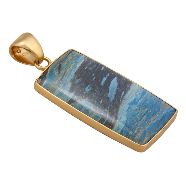 Charles Albert Alchemia Aztec Lapis Rectangle Pendant Alchemia Pendants