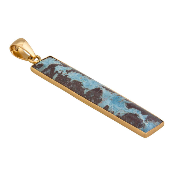 Charles Albert Alchemia Aztec Lapis Rectangle Pendant Alchemia Pendants