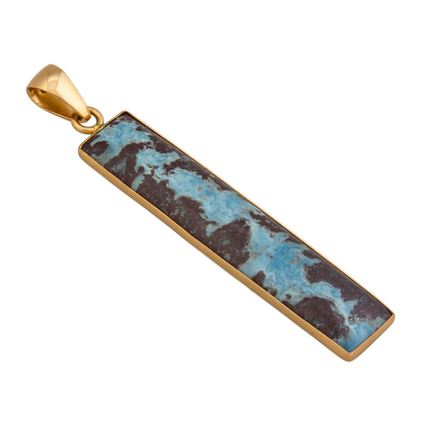 Charles Albert Alchemia Aztec Lapis Rectangle Pendant Alchemia Pendants