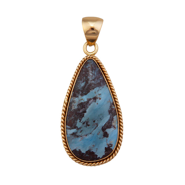 charles albert Alchemia Aztec Lapis Teardrop Rope Pendant Alchemia Pendants