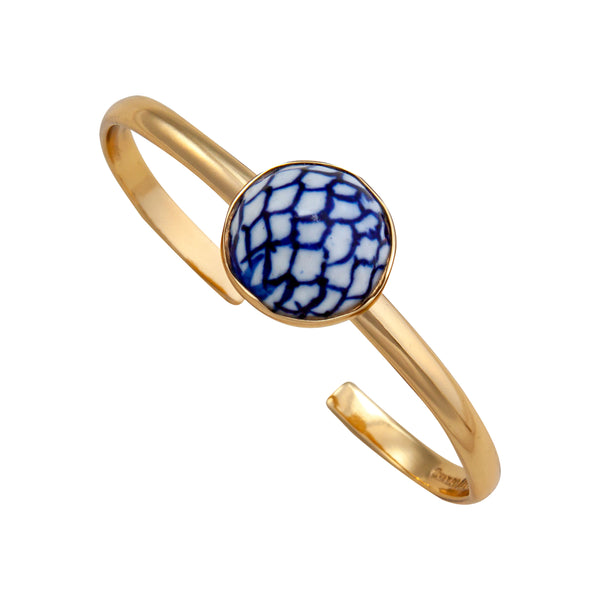 charles albert Alchemia Blu Mermaid Ceramic Mini Cuff Alchemia Bracelets + Cuffs