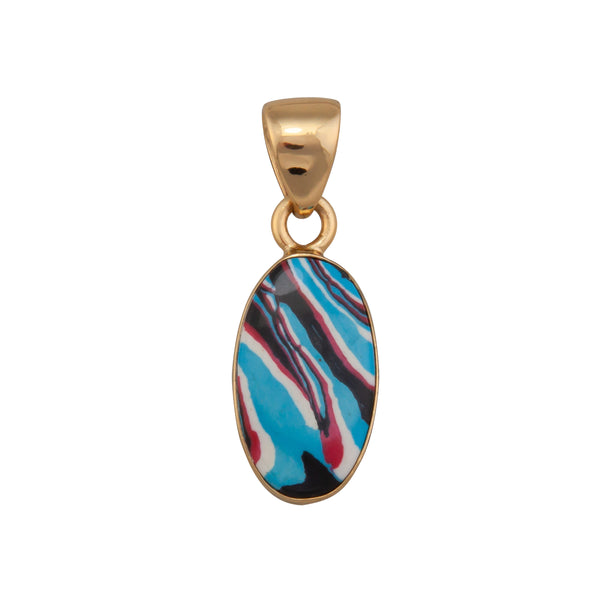 charles albert Alchemia Blue Fordite Oval Pendant Alchemia Pendants