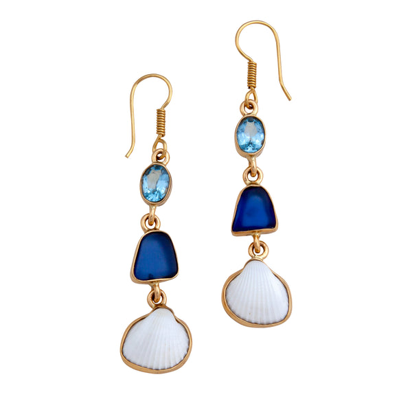 charles albert Alchemia Blue Ocean Breeze Drop Earrings Alchemia Earrings