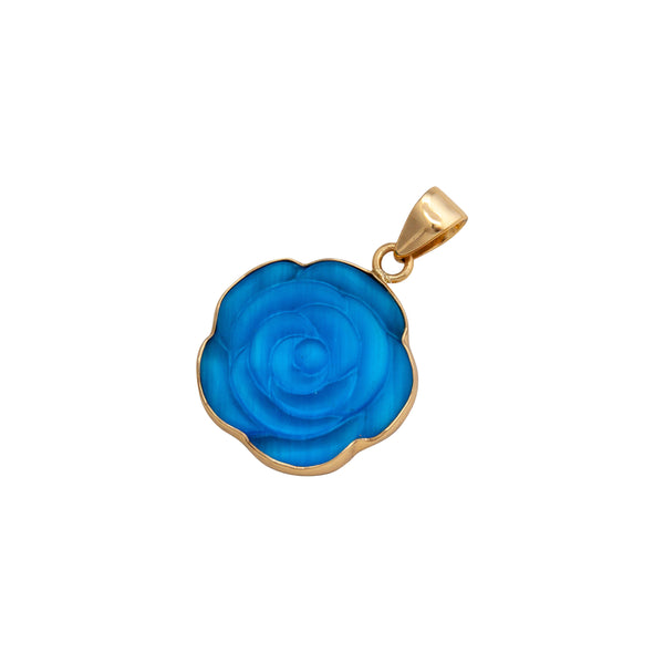 Charles Albert Alchemia Blue Rose Fiber Optic Pendant Alchemia Pendants