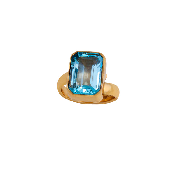 Charles Albert Alchemia Blue Topaz Adjustable Ring Alchemia Rings