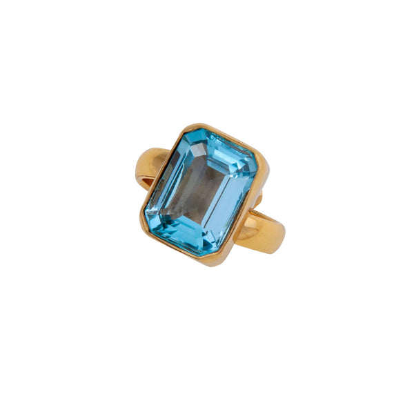 charles albert Alchemia Blue Topaz Adjustable Ring Alchemia Rings