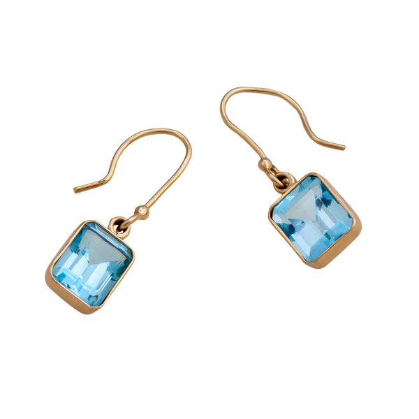 Charles Albert Alchemia Blue Topaz Drop Earrings Alchemia Earrings