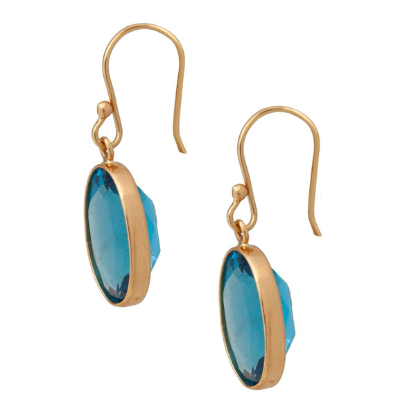 Charles Albert Alchemia Blue Topaz Drop Earrings Alchemia Earrings