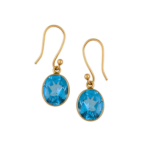 charles albert Alchemia Blue Topaz Drop Earrings Alchemia Earrings