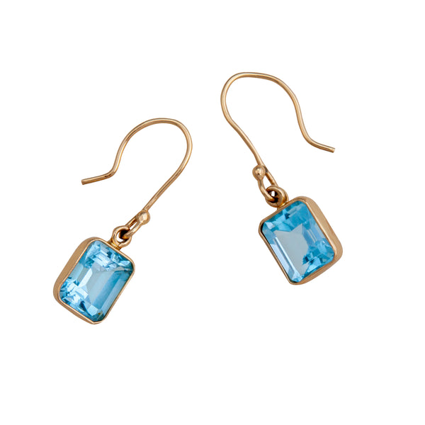charles albert Alchemia Blue Topaz Drop Earrings Alchemia Earrings