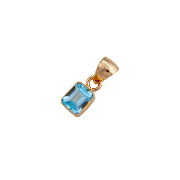 Charles Albert Alchemia Blue Topaz Mini Pendant Alchemia Pendants