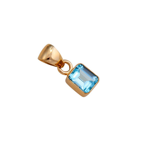 Charles Albert Alchemia Blue Topaz Mini Pendant Alchemia Pendants