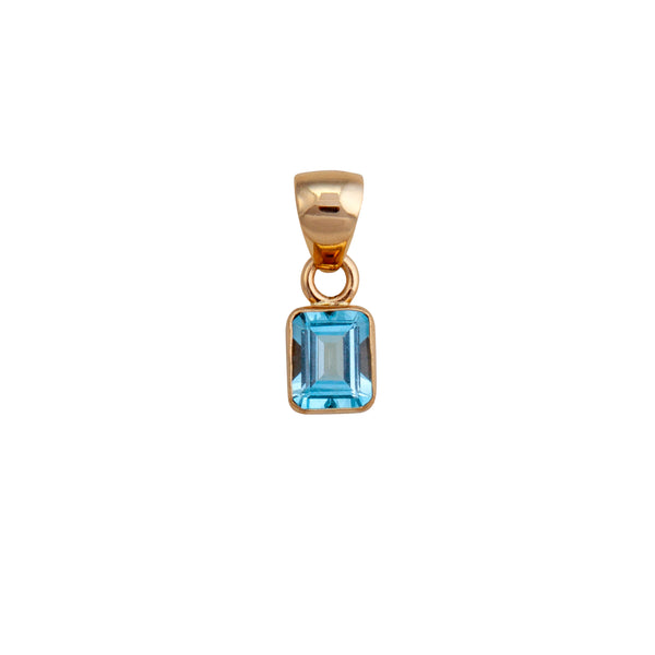 charles albert Alchemia Blue Topaz Mini Pendant Alchemia Pendants