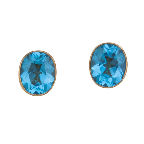 Charles Albert Alchemia Blue Topaz Post Earrings Alchemia Earrings