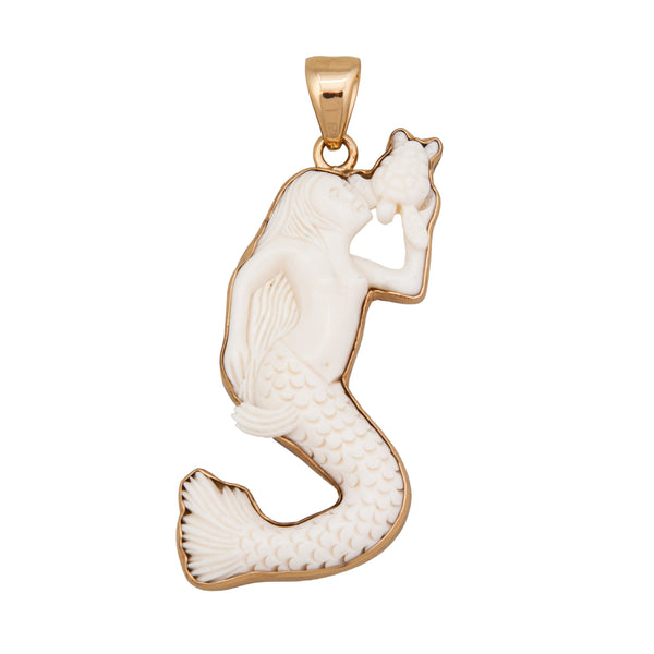 charles albert Alchemia Bone Mermaid Pendant Alchemia Pendants