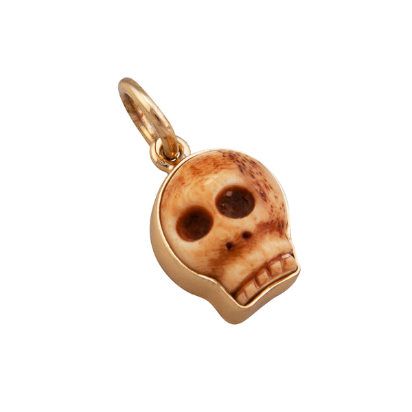 Charles Albert Alchemia Bone Skull Charm Pendant Alchemia Pendants