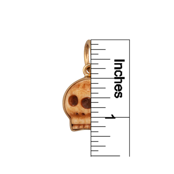 Charles Albert Alchemia Bone Skull Charm Pendant Alchemia Pendants