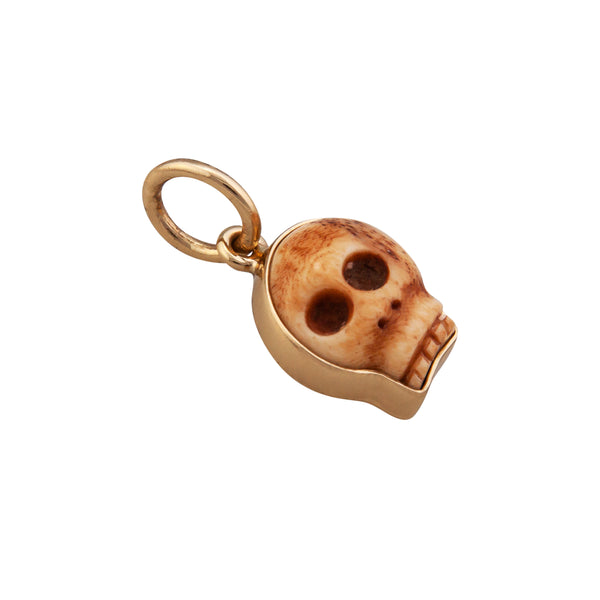 Charles Albert Alchemia Bone Skull Charm Pendant Alchemia Pendants