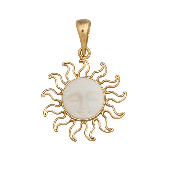 charles albert Alchemia Bone Sun Pendant Alchemia Pendants