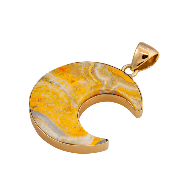 Charles Albert Alchemia Bumblebee Jasper Moon Pendant Alchemia Pendants