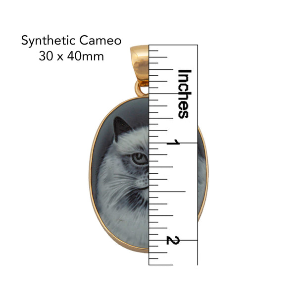 Charles Albert Alchemia Cameo Cat Pendant Alchemia Pendants